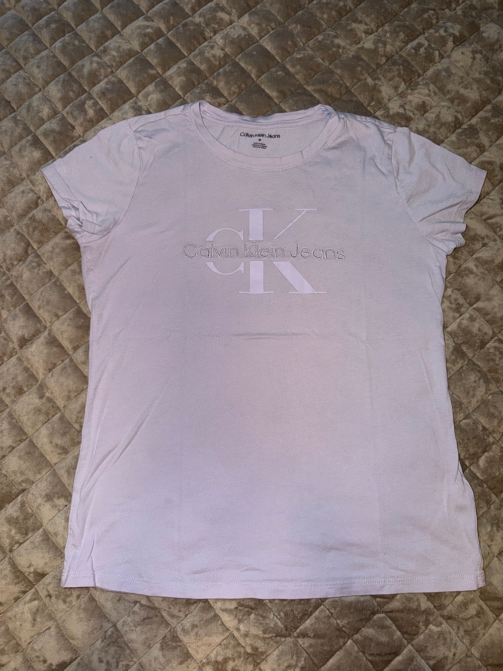 Calvin Klein Jeans Pale Lavender CK Logo Tee